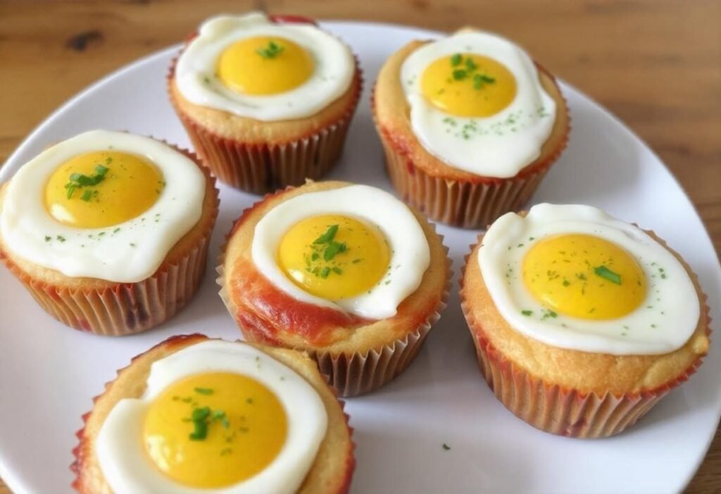 Baked Egg Cupcakes 